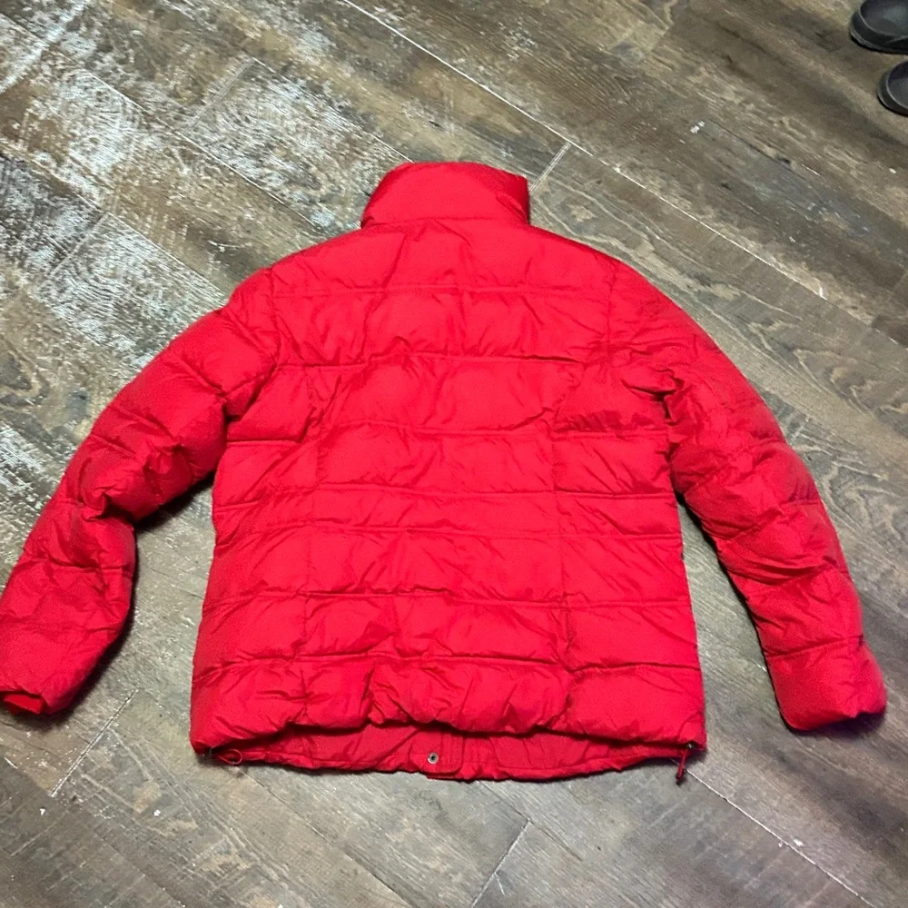 Lands' End Women’s Bold Red Snap/ Zip Winter Coat Size‎ XL